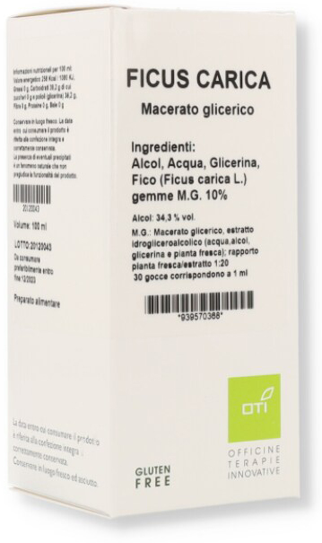 FICUS CARICA MACERATO GLICERICO 10% GOCCE 100ML - farmasorriso.com