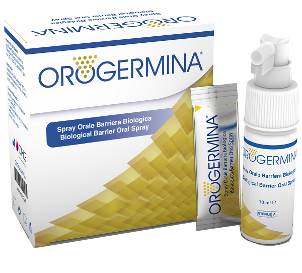 OROGERMINA SPRAY ORALE 2 FLACONI X 10 ML + 2 BUSTINE 1,15 G DI LIOFILIZZATO + 2 NEBULIZZATORI ORALI - farmasorriso.com