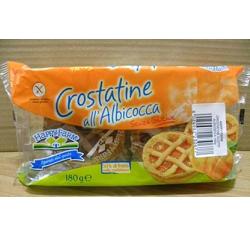 HAPPY FARM CROSTATA DI ALBICOCCHE SENZA GLUTINE 180 G - farmasorriso.com
