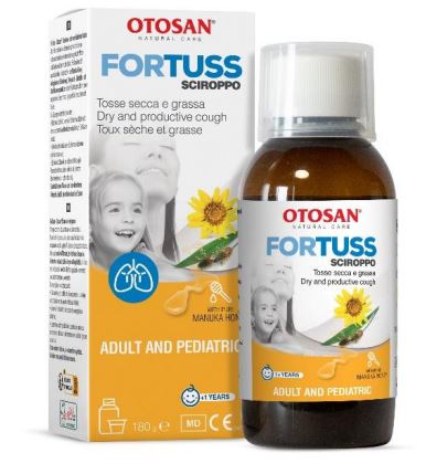 OTOSAN FORTUSS SCIROPPO GOLA 180 G - farmasorriso.com