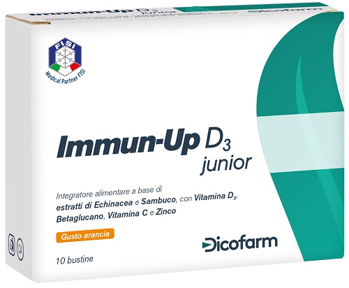 IMMUN UP D3 JUNIOR 10 BUSTINE DA 3 G - farmasorriso.com