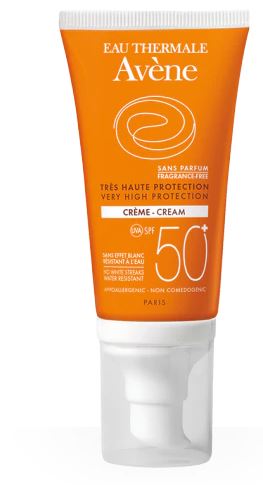 AVENE SOLARE CREMA SPF 50+ SENZA PROFUMO 50 ML - farmasorriso.com
