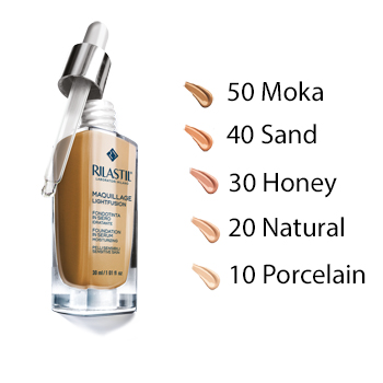 RILASTIL MAQUILLAGE FONDOTINTA SIERO IDRATANTE PROTETTIVO 10 30 ML - farmasorriso.com