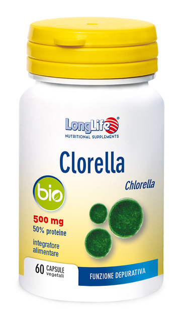 LONGLIFE CLORELLA BIO 60 CAPSULE VEGETALI - farmasorriso.com