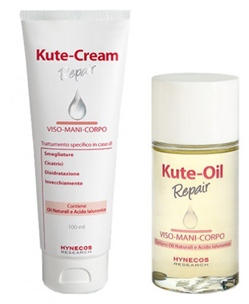 COMBINATA KUTE OIL REPAIR 60 ML + KUTE CREAM REPAIR 100 ML - farmasorriso.com