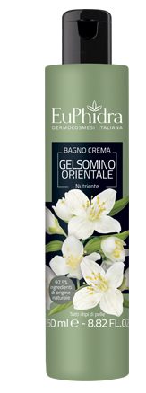 EUPHIDRA BAGNOCREMA NUTRIENTE GELSOMINO IN FLACONE CON ETICHETTA - farmasorriso.com