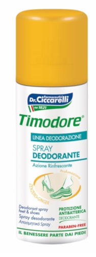 TIMODORE SPRAY DEODORANTE ALLO ZENZERO 150 ML - farmasorriso.com