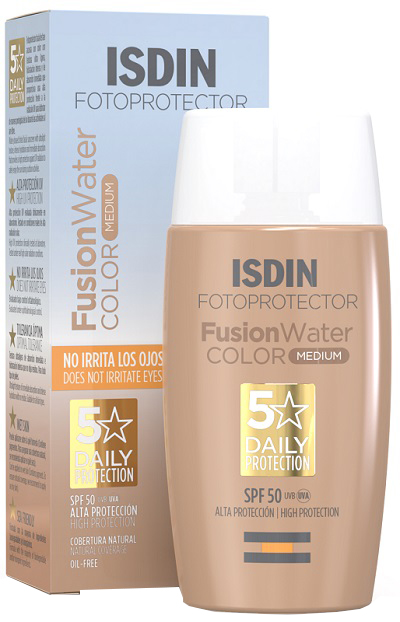 FOTOPROTECTOR FUSION WATER COLOR MEDIUM 50 ML - farmasorriso.com