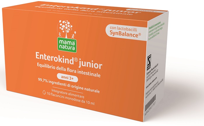 MAMA NATURA ENTEROKIND JUNIOR 10 FLACONCINI 10 ML - farmasorriso.com