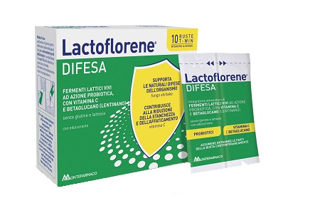 LACTOFLORENE DIFESA 10 BUSTE TWIN  - farmasorriso.com