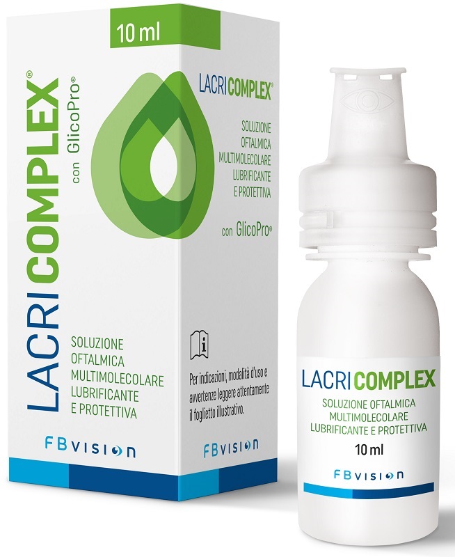 LACRICOMPLEX SOLUZIONE OFTALMICA MULTIMOLECOLARE LUBRIFICANTE PROTETTIVA 10 ML - farmasorriso.com