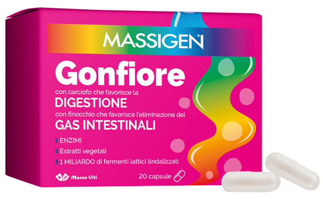 MASSIGEN GONFIORE 20 CAPSULE - farmasorriso.com