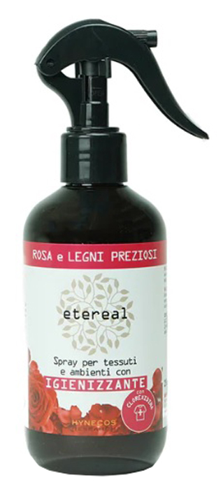 ETEREAL SPRAY PER TESSUTI E AMBIENTI IGIENIZZANTE ROSA E LEGNI PREZIOSI 250 ML - farmasorriso.com