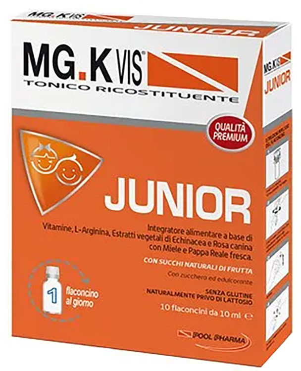 MGK VIS TONICO RICOSTITUENTE JUNIOR 10 FLACONCINI DA 10 ML - farmasorriso.com