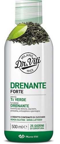 DR VITI DRENANTE FORTE TE VERDE 500 ML SENZA ZUCCHERI - farmasorriso.com