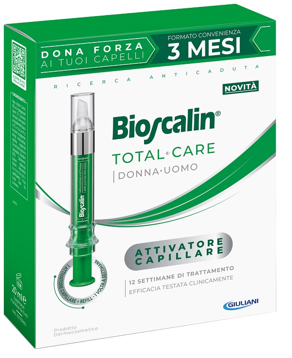 BIOSCALIN TOTAL CARE ATTIVATORE CAPILLARE 2 APPLICATORI MULTIDOSE X 10 ML - farmasorriso.com