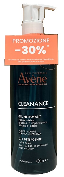 AVENE CLEANANCE GEL DETERGENTE 400 ML PREZZO SPECIALE - farmasorriso.com