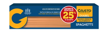 GIUSTO DIABEL SPAGHETTI 400 G TAGLIO PREZZO -25% - farmasorriso.com