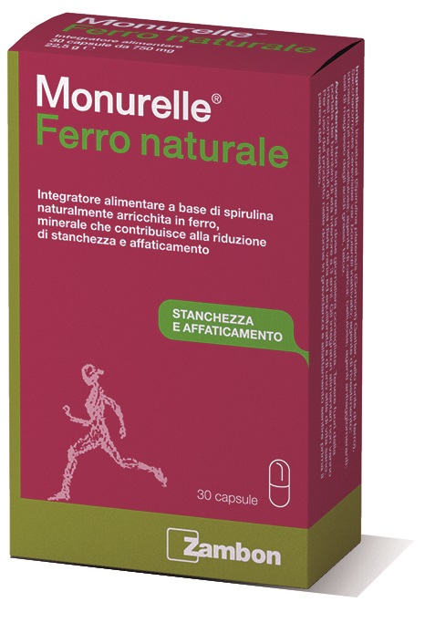 MONURELLE FERRO NATURALE 30 CAPSULE - farmasorriso.com