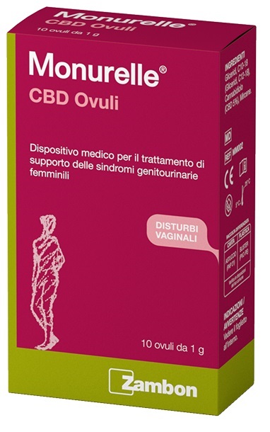 MONURELLE CBD 10 OVULI 1 G - farmasorriso.com
