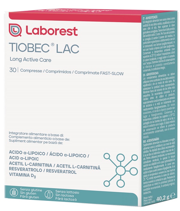 TIOBEC LAC 30 COMPRESSE - farmasorriso.com