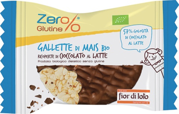 ZER% GLUTINE GALLETTE MAIS RICOPERTE DI CIOCCOLATO AL LATTE BIO 32 G - farmasorriso.com