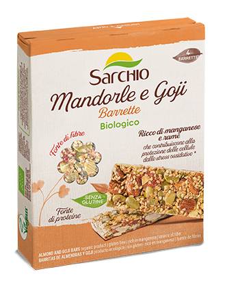 BARRETTE MANDORLE E GOJI 4X20 G - farmasorriso.com