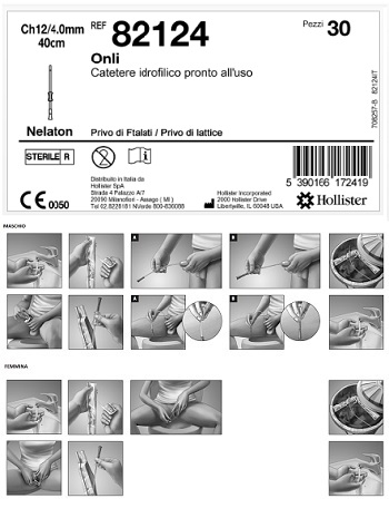 CATETERE IDROFILICO ONLI PRONTO ALL'USO 40 CM CH 12 30 PEZZI - farmasorriso.com