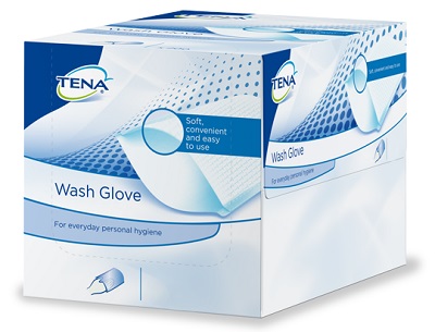 GUANTO PER IGIENE TENA WASH 50 PEZZI - farmasorriso.com