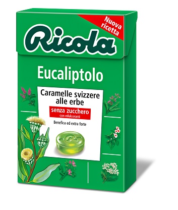 RICOLA EUCALIPTOLO SENZA ZUCCHERO 50 G - farmasorriso.com