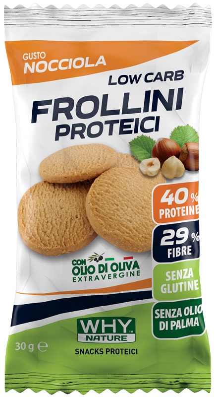 WHYNATURE FROLLINI PROTEICI NOCCIOLA 30 G - farmasorriso.com