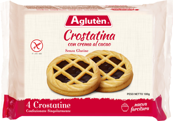 AGLUTEN CROSTATINA CON CREMA DI CACAO 180 G - farmasorriso.com