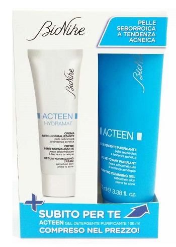ACTEEN BIPACK HYDRAMAT 40 ML + GEL DETERGENTE PURIFICANTE 100 ML - farmasorriso.com