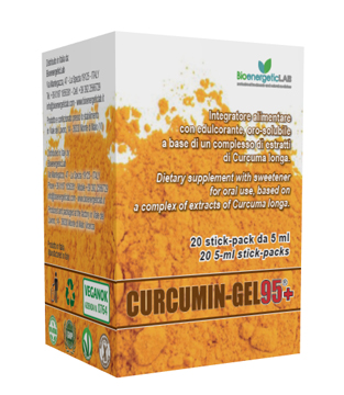 CURCUMIN GEL 95+ 20 BUSTINE DA 5 ML - farmasorriso.com