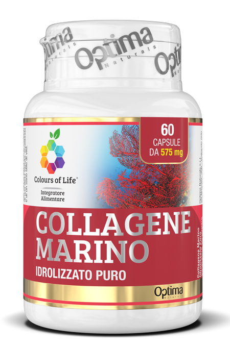 COLOURS OF LIFE COLLAGENE MARINO IDROLIZZATO PURO 60 CAPSULE 575 MG - farmasorriso.com