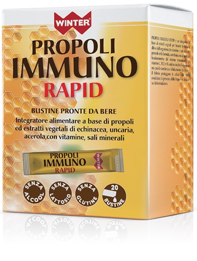 WINTER PROPOLI IMMUNO RAPID 20 BUSTINE - farmasorriso.com