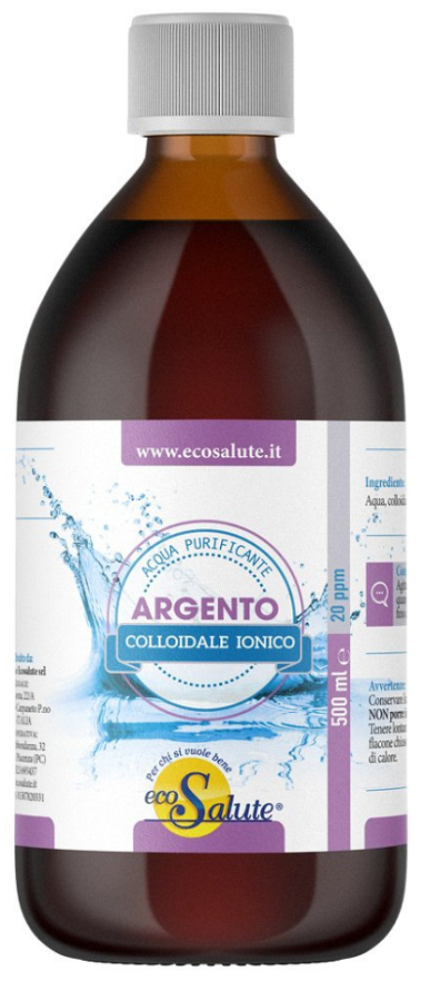 ARGENTO COLLOIDALE IONICO ACQUA 0,5 L - farmasorriso.com