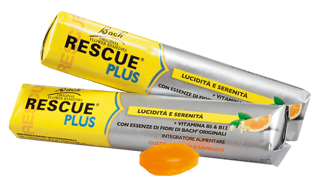 RESCUE ORIGINAL PLUS 10 CONFETTI AROMA ARANCIA E SAMBUCO - farmasorriso.com