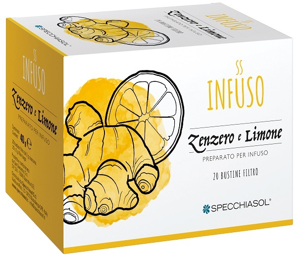 INFUSO TISANA ZENZERO + LIMONE 20 FILTRI - farmasorriso.com