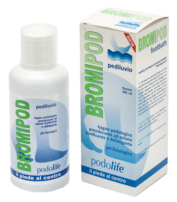 BROMIPOD PEDILUVIO DEFATICANTE 500 ML - farmasorriso.com
