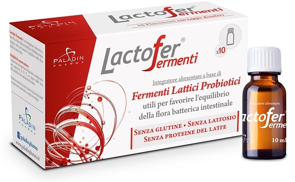 LACTOFER FERMENTI 10 FLACONCINI 10 ML - farmasorriso.com