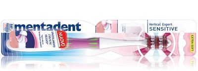 MENTADENT SPAZZOLINO VERTICAL EXPERT SENSI - farmasorriso.com