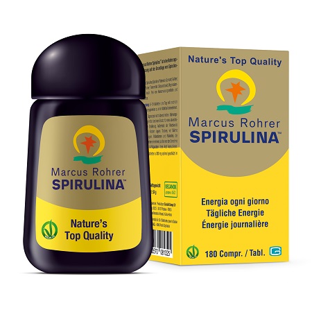 SPIRULINA MARCUS ROHRER RICARICA 180 COMPRESSE - farmasorriso.com