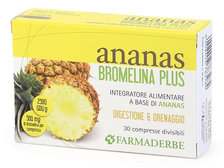 ANANAS BROMELINA PLUS 30 COMPRESSE - farmasorriso.com