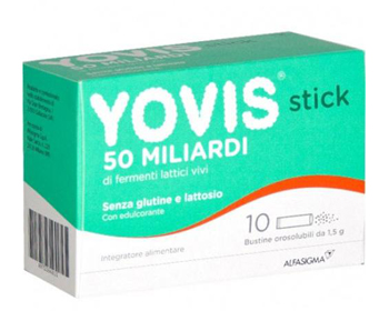 YOVIS STICK 10 BUSTINE DA 1,5 G - farmasorriso.com