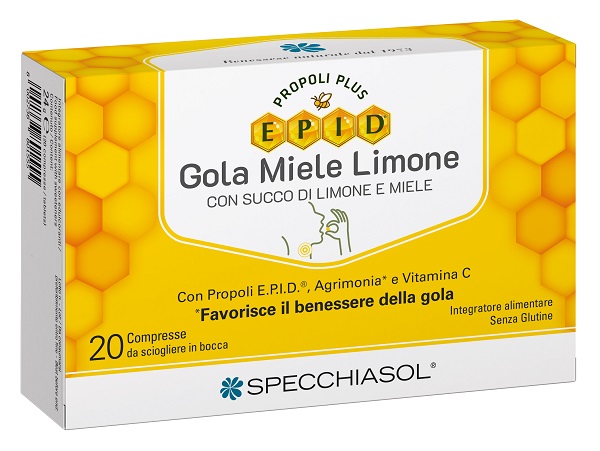 EPID GOLA MIELE LIMONE 20 COMPRESSE - farmasorriso.com