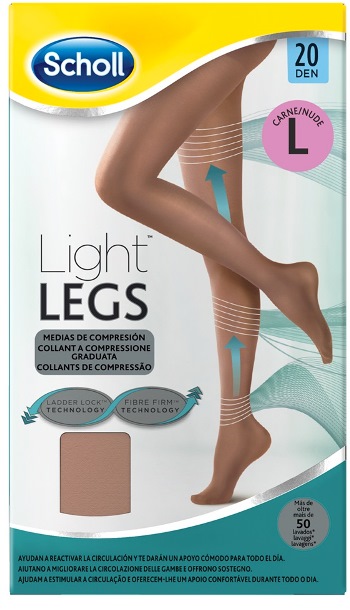 SCHOLL LIGHTLEGS 20 DENARI TAGLIA L COLORE NUDE 1 PAIO - farmasorriso.com