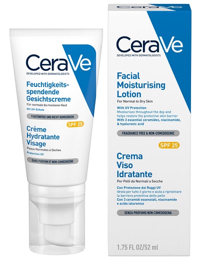 CERAVE CREMA VISO IDRATANTE SPF25 52 ML - farmasorriso.com