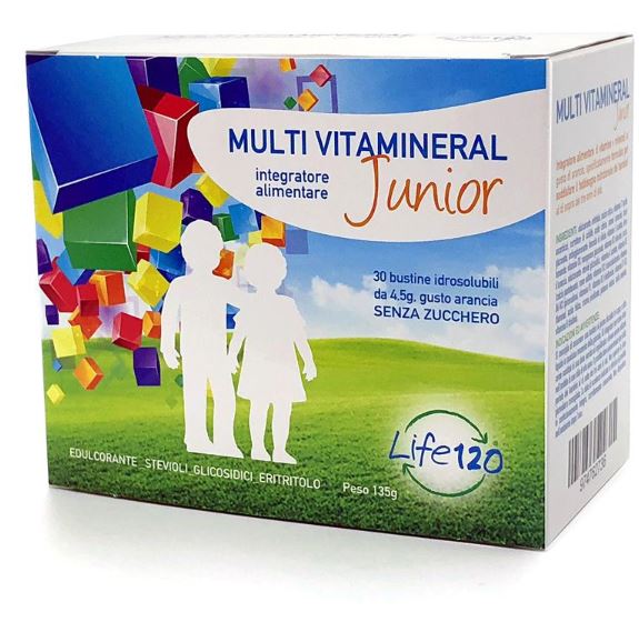 MULTI VITAMINERAL JUNIOR 30 BUSTINE - farmasorriso.com
