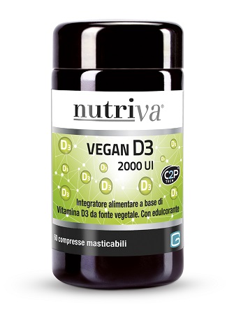 NUTRIVA VEGAN D3 60 COMPRESSE 2000 UI - farmasorriso.com